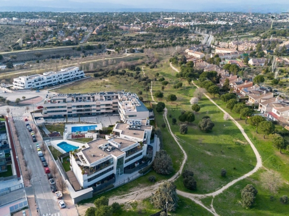 Atico en Boadilla del Monte Vistas Aereas