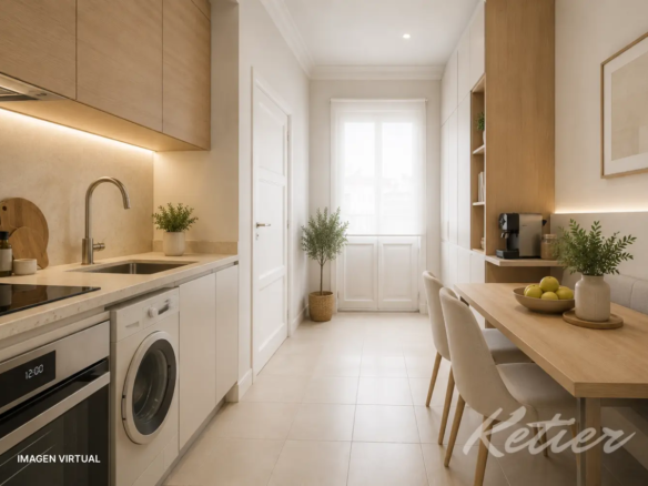 Atico en Chamberi Madrid Cocina Virtual