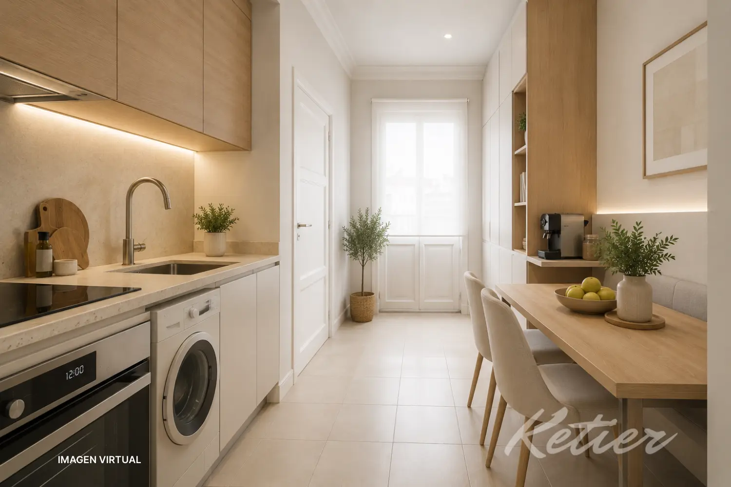 Atico en Chamberi Madrid Cocina Virtual