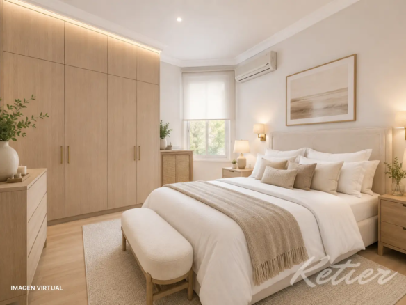 Atico en Chamberi Madrid Dormitorio Virtual