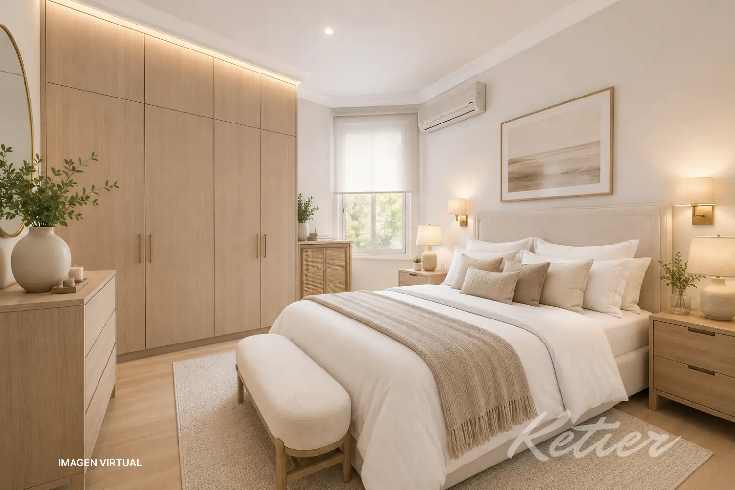 Atico en Chamberi Madrid Dormitorio Virtual
