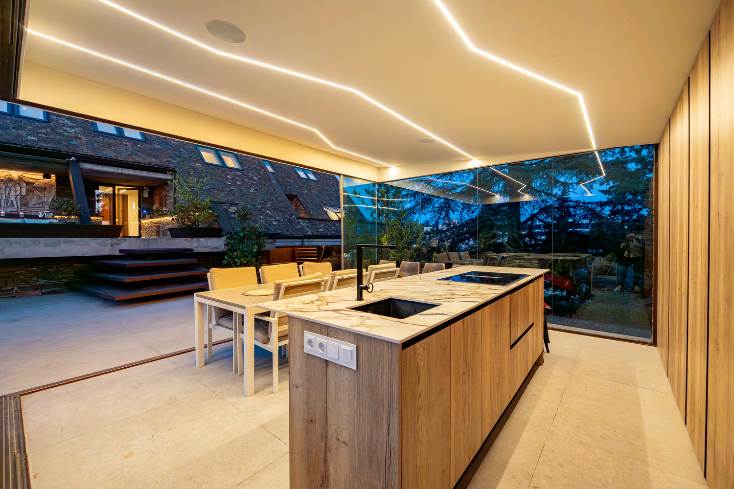 Chalet Independiente Club de Golf Las Rozas Cocina Verano