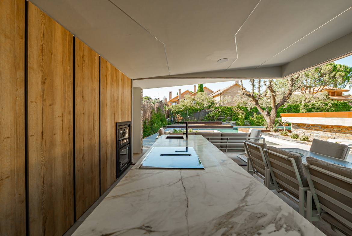 Chalet Independiente Club de Golf Las Rozas Cocina Verano