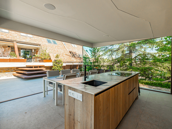 Chalet Independiente Club de Golf Las Rozas Cocina Verano