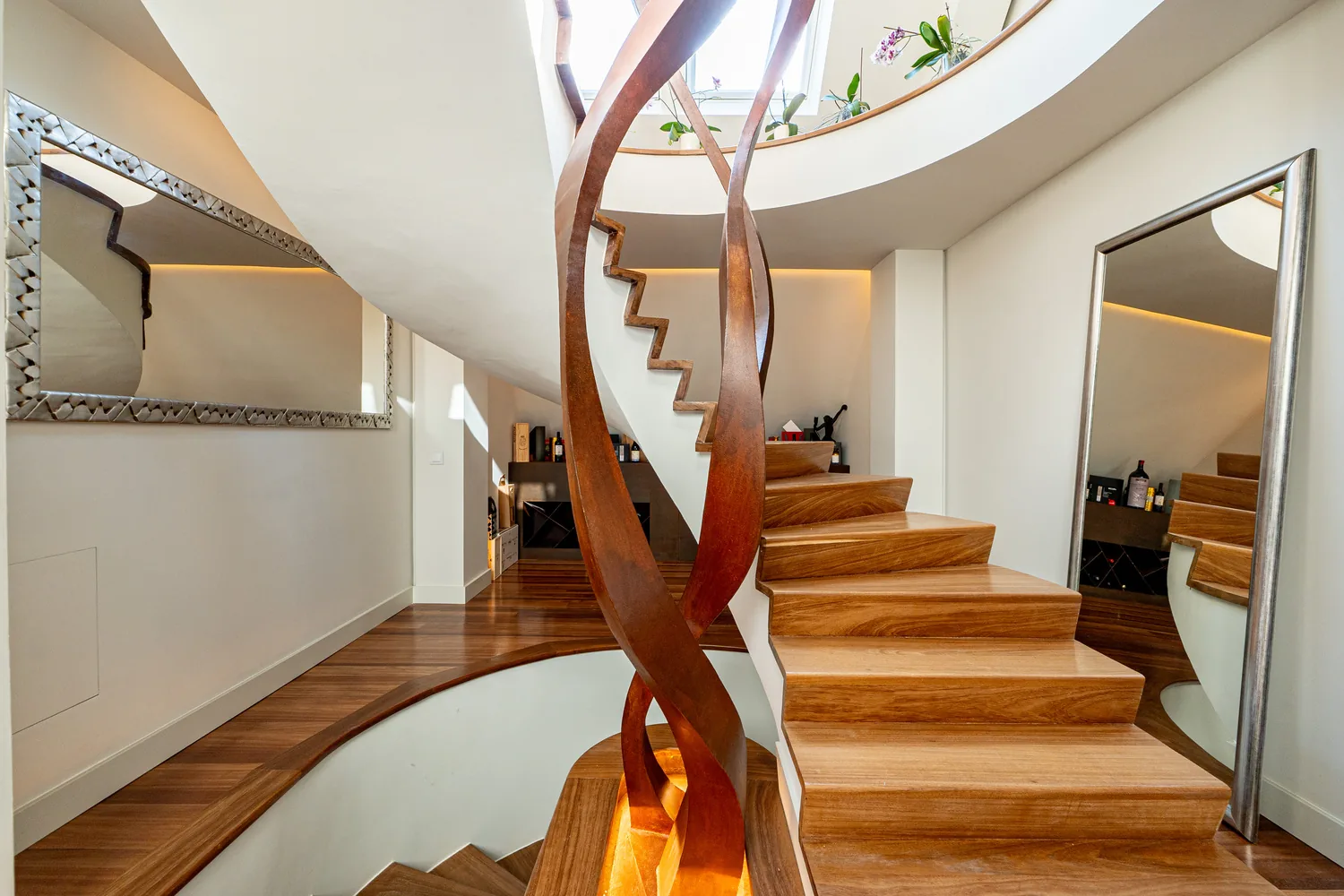 Detached villa, Las Rozas Golf Club, stairs
