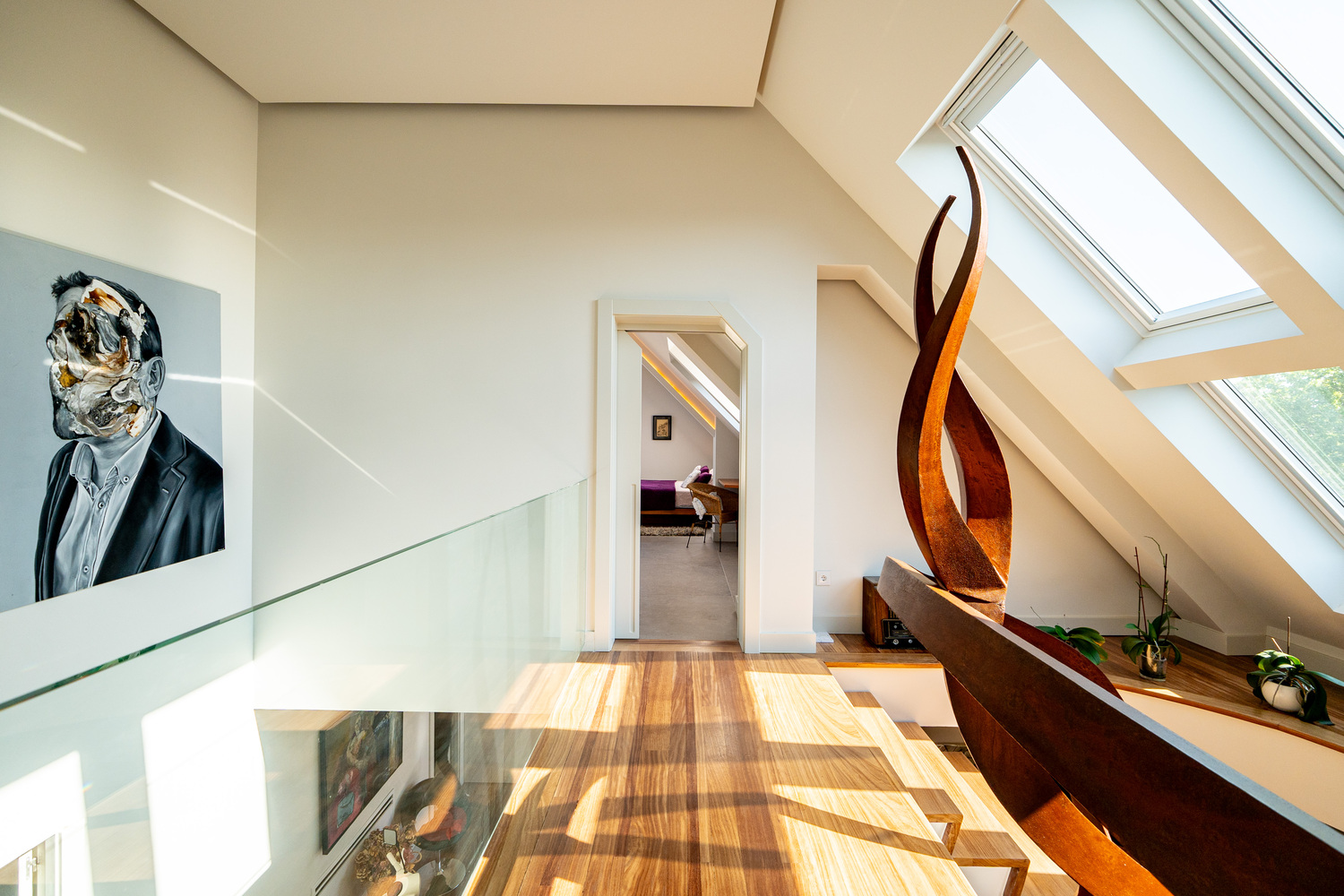 Chalet Independiente Club de Golf Las Rozas Pasillo Primera Planta