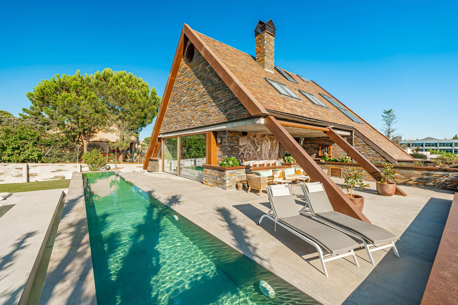 Chalet Independiente Club de Golf Las Rozas Piscina