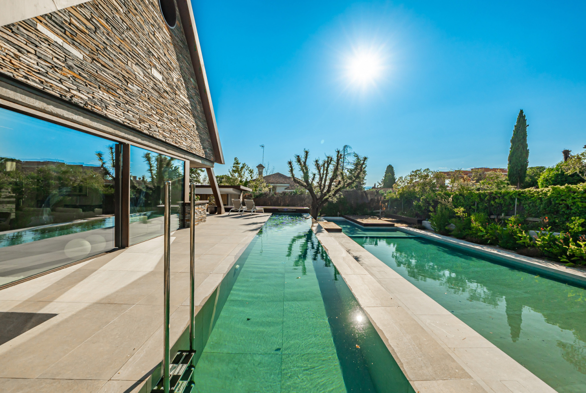 Chalet Independiente Club de Golf Las Rozas Piscina