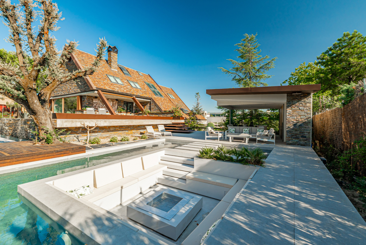 Chalet Independiente Club de Golf Las Rozas Piscina