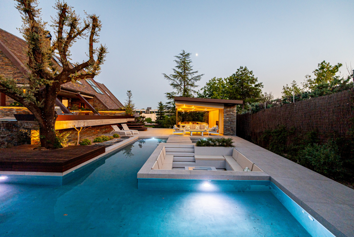 Chalet Independiente Club de Golf Las Rozas Piscina