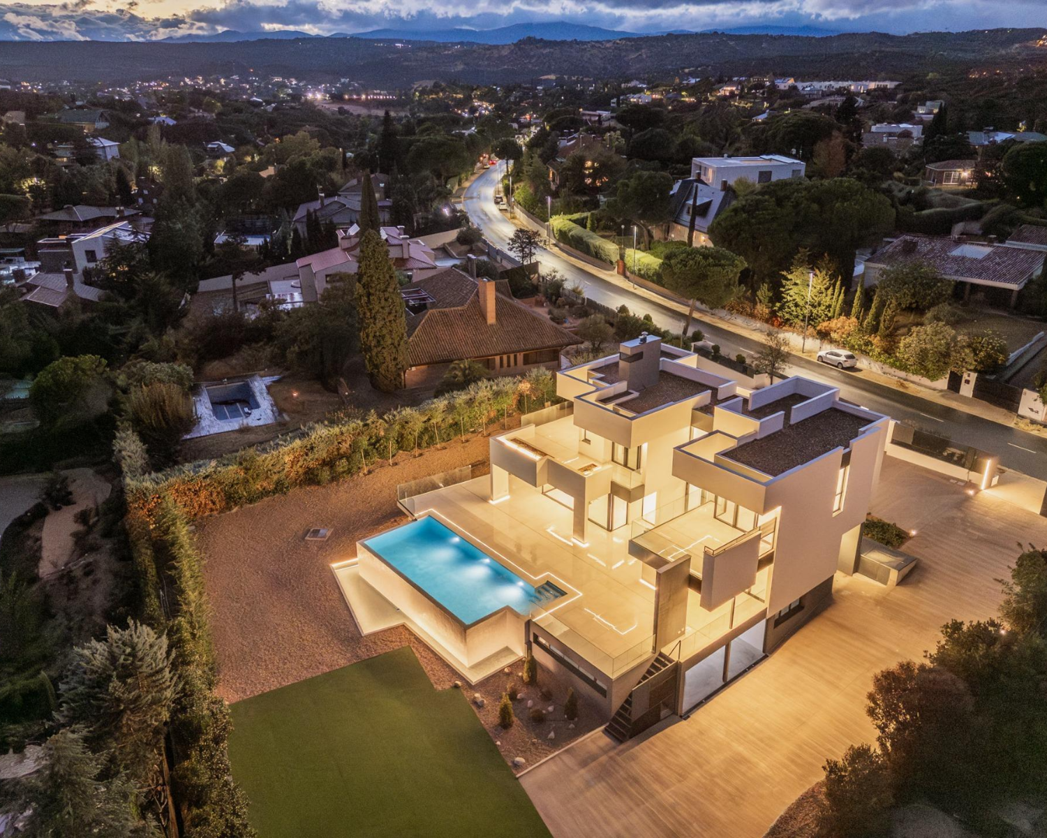 Chalet Independiente Club de Golf Las Rozas Vistas Aereas