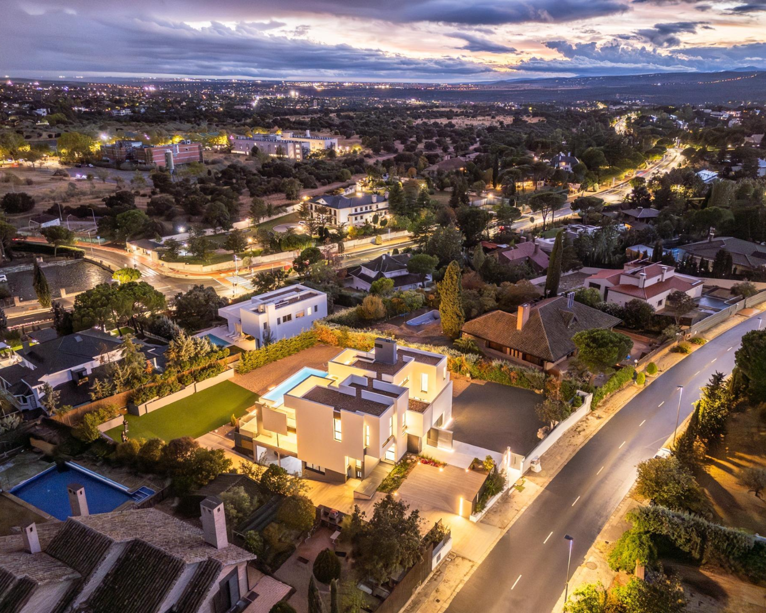 Chalet Independiente Club de Golf Las Rozas Vistas Aereas