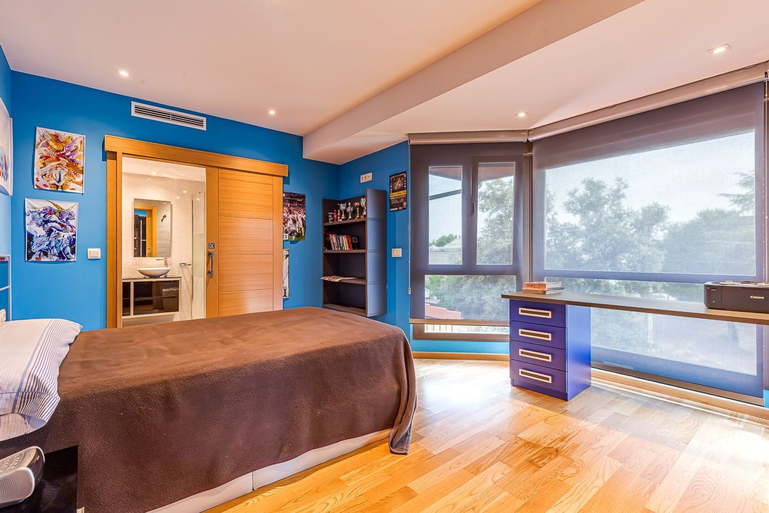 Chalet Independiente El Bosque Villaviciosa de Odon Dormitorio