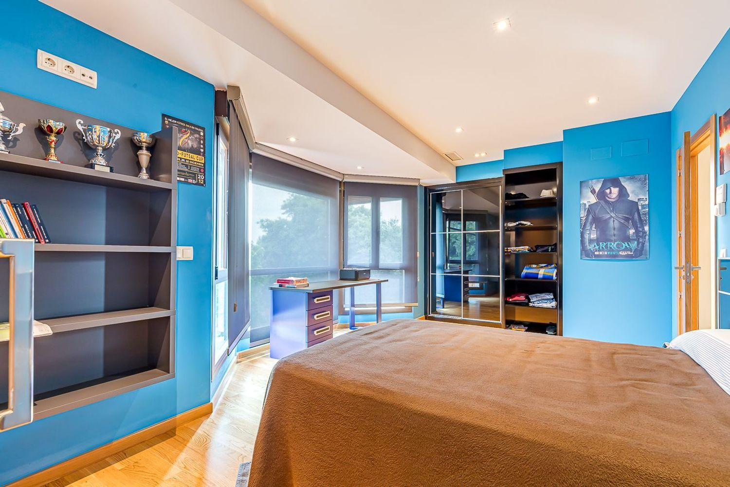 Chalet Independiente El Bosque Villaviciosa de Odon Dormitorio