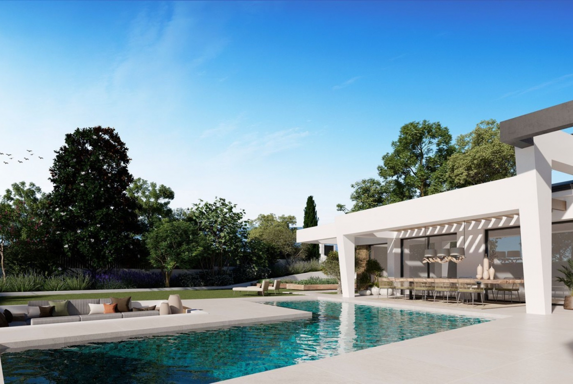 Chalet Independiente Marbella Piscina