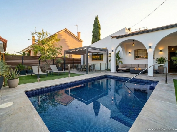 Chalet Independiente Pozuelo de Alarcon Piscina