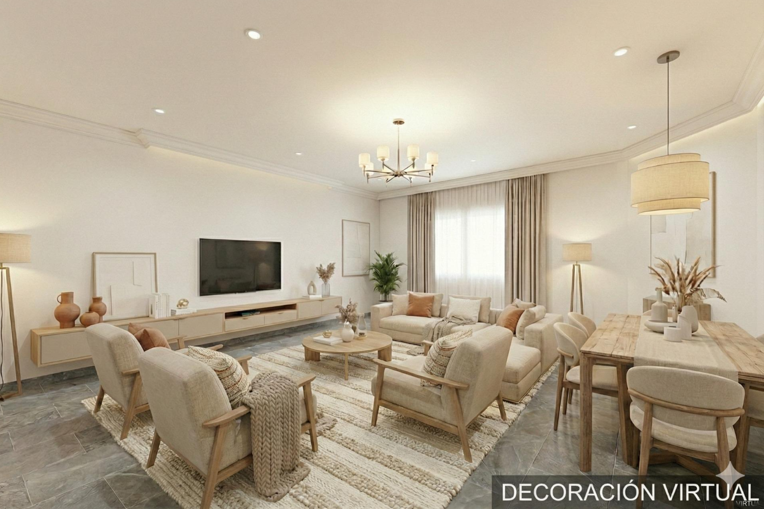 Chalet Independiente Pozuelo de Alarcon Salon