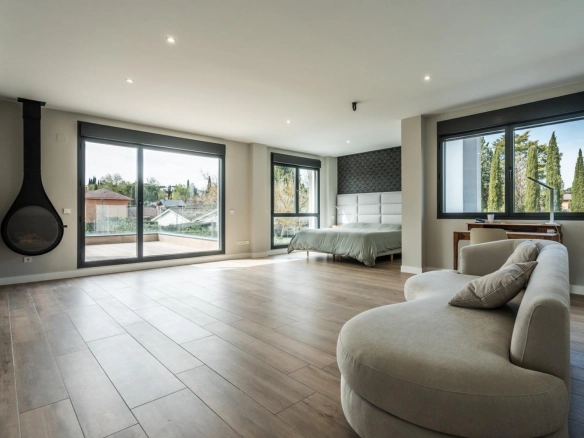 Chalet Independiente Villanueva de la Canada Dormitorio