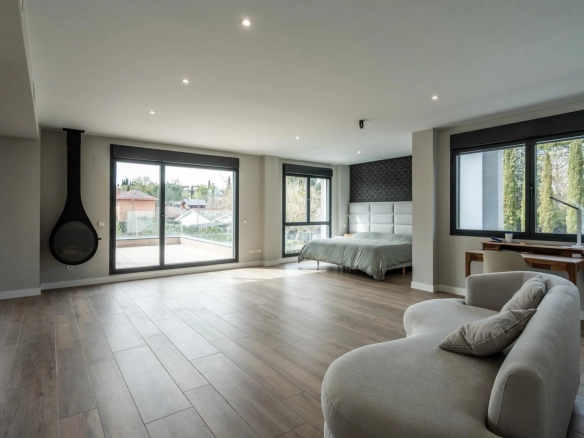 Chalet Independiente Villanueva de la Canada Dormitorio