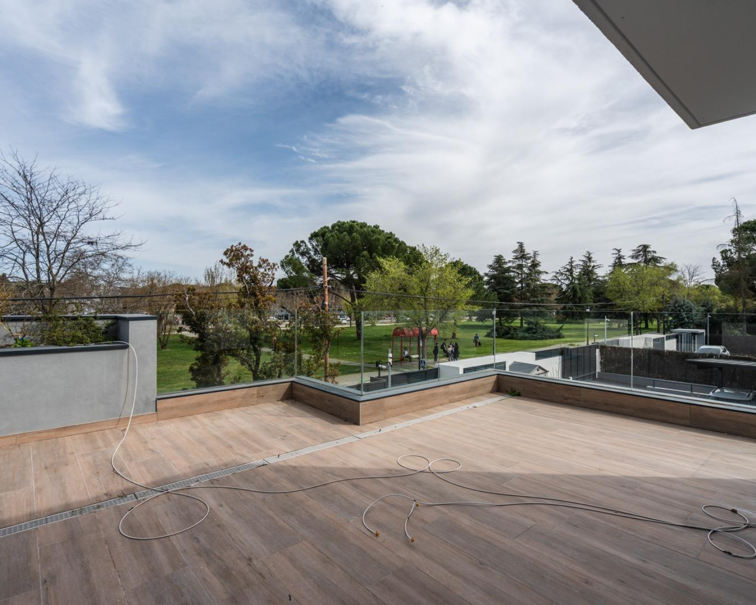 Chalet Independiente Villanueva de la Canada Terraza