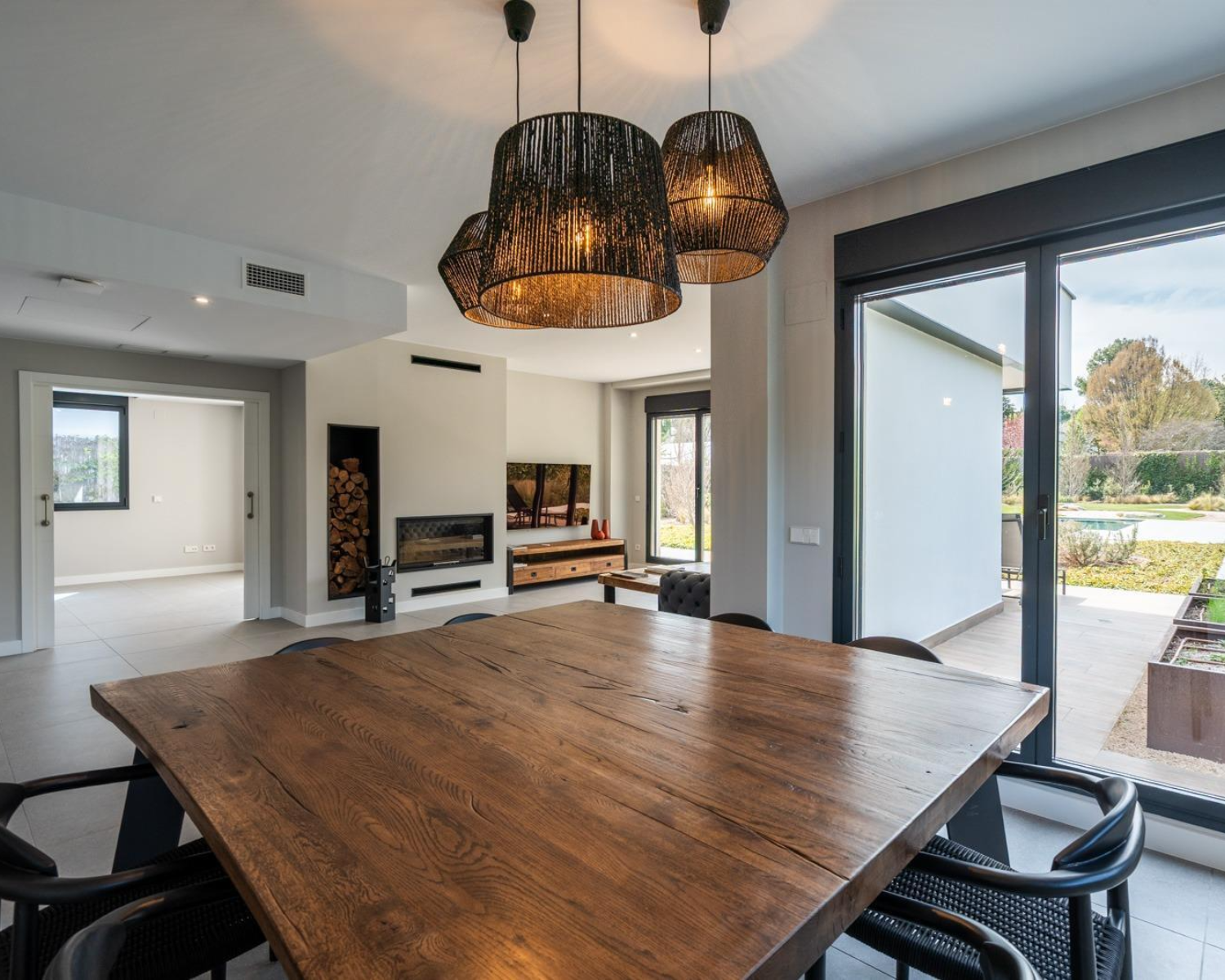 Chalet Independiente Villanueva de la Canada Zona Comedor