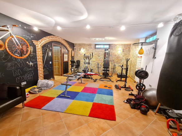 Chalet Independiente Villaviciosa de Odon Gimnasio