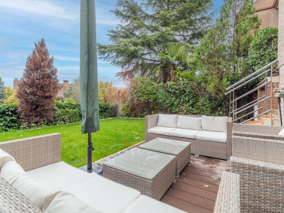 Chalet La Mazuela Jardin