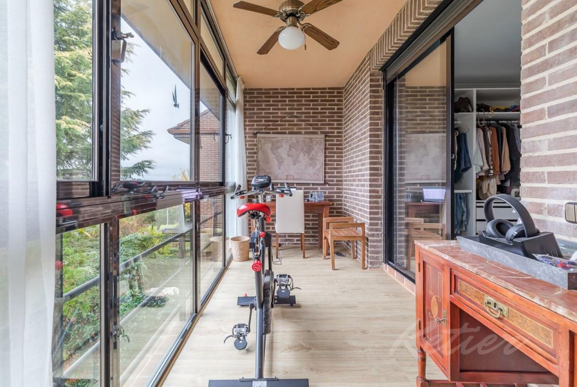 Chalet La Mazuela Terraza