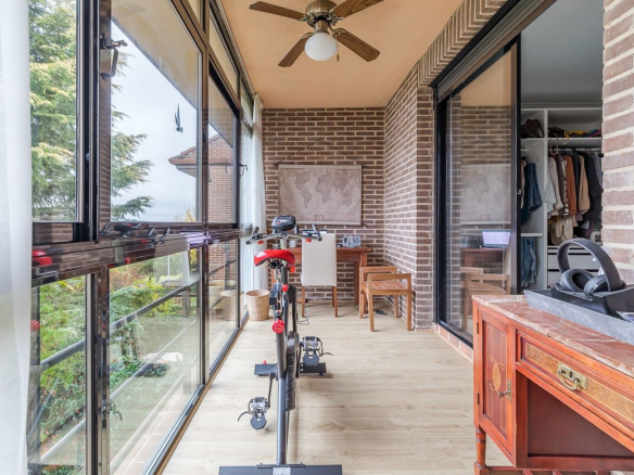 Chalet La Mazuela Terraza