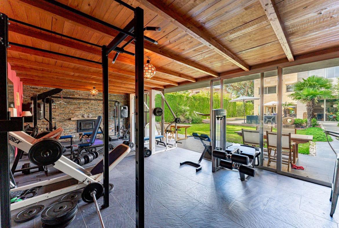 Chalet Lujo Villafranca Gimnasio