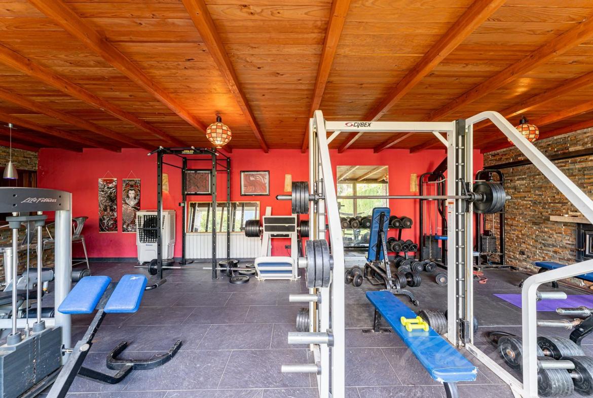 Chalet Lujo Villafranca Gimnasio