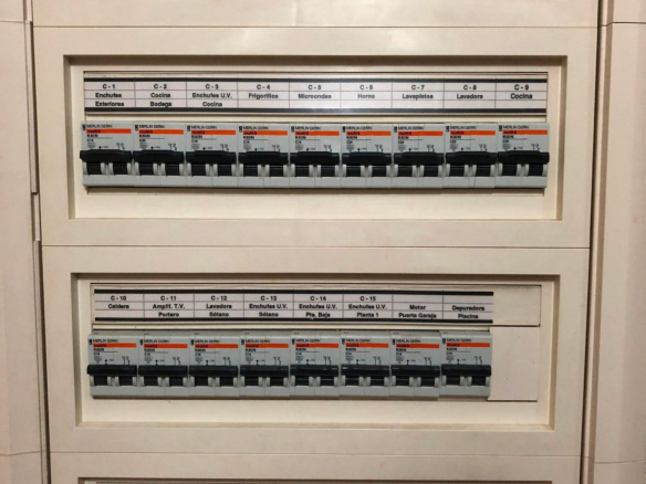 Chalet Monte Rozas CuadroElectrico
