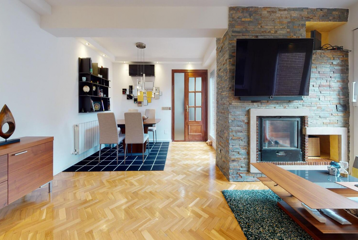 Chalet Pareado El Burgo Salon