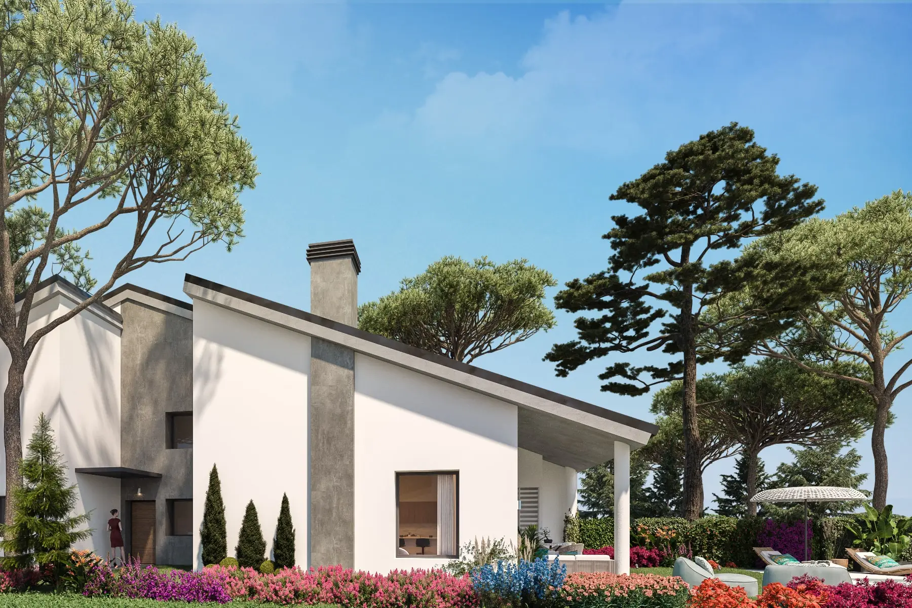 Chalet Pareado Galapagar Fachada