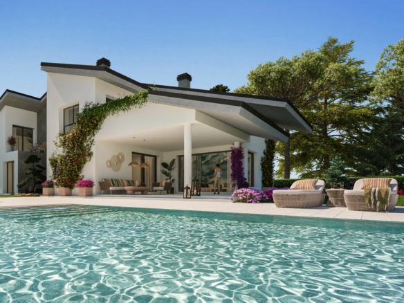 Chalet Pareado Galapagar Piscina
