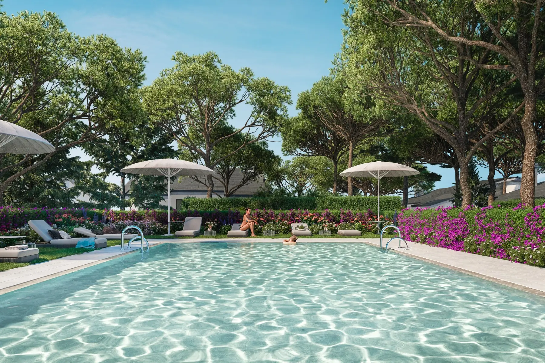 Chalet Pareado Galapagar Piscina