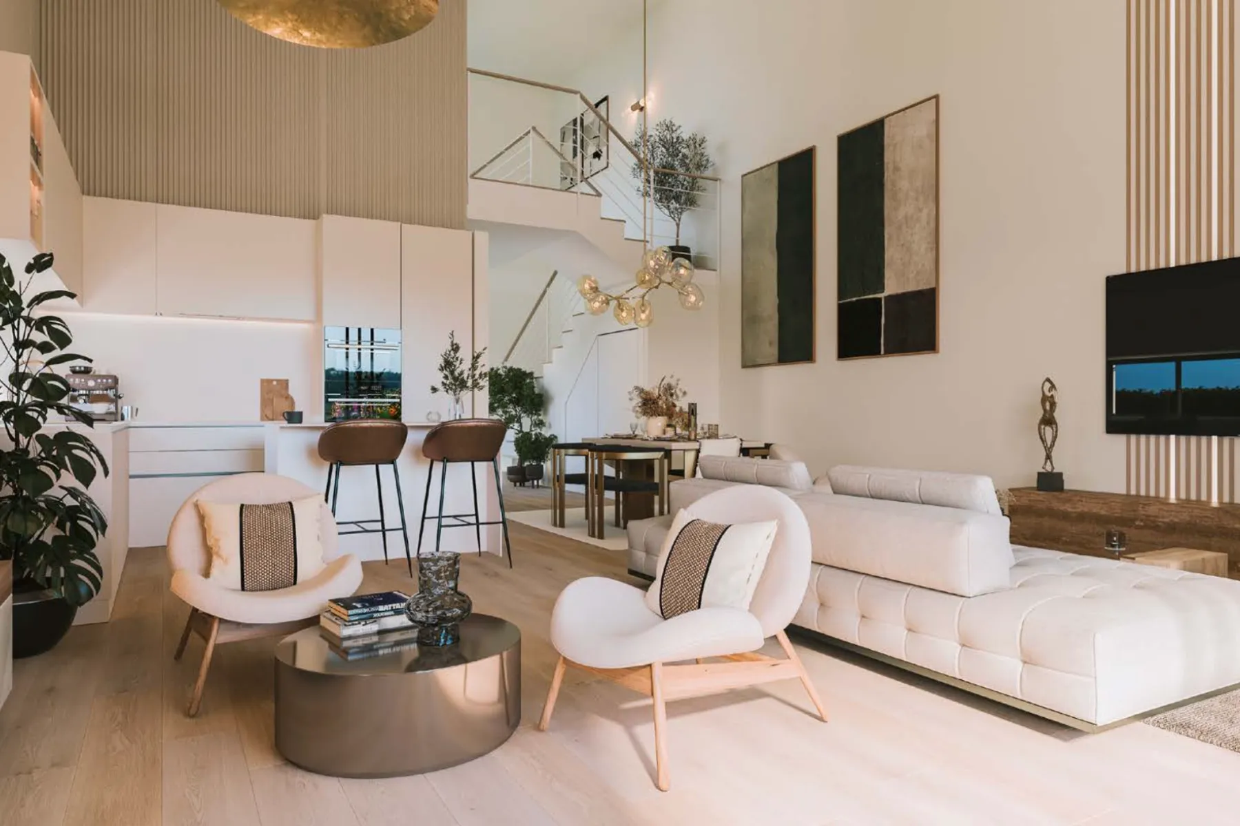 Chalet Pareado Galapagar Salon