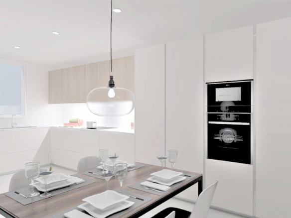 Chalet Pareado Obra Nueva Pozuelo Cocina