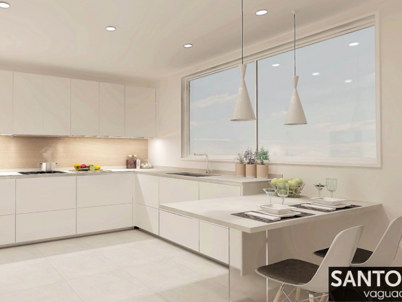 Chalet Pareado Obra Nueva Pozuelo Cocina