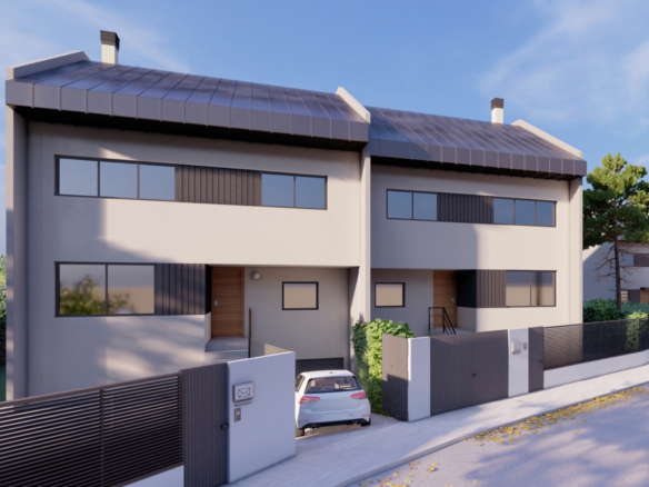 Chalet Pareado Obra Nueva Pozuelo Exterior