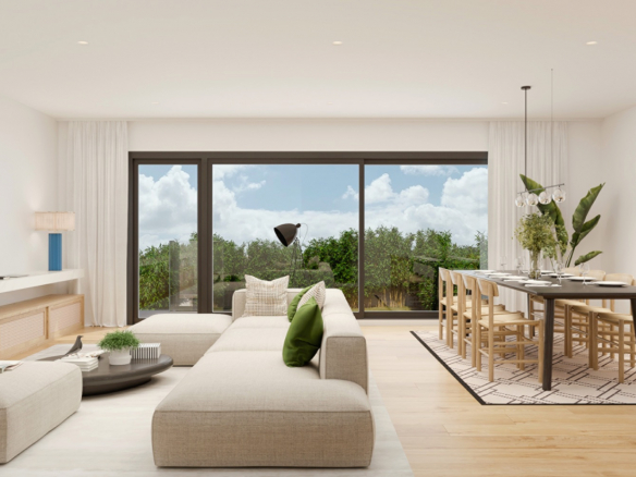 Chalet Pareado Obra Nueva Pozuelo Salon Comedor