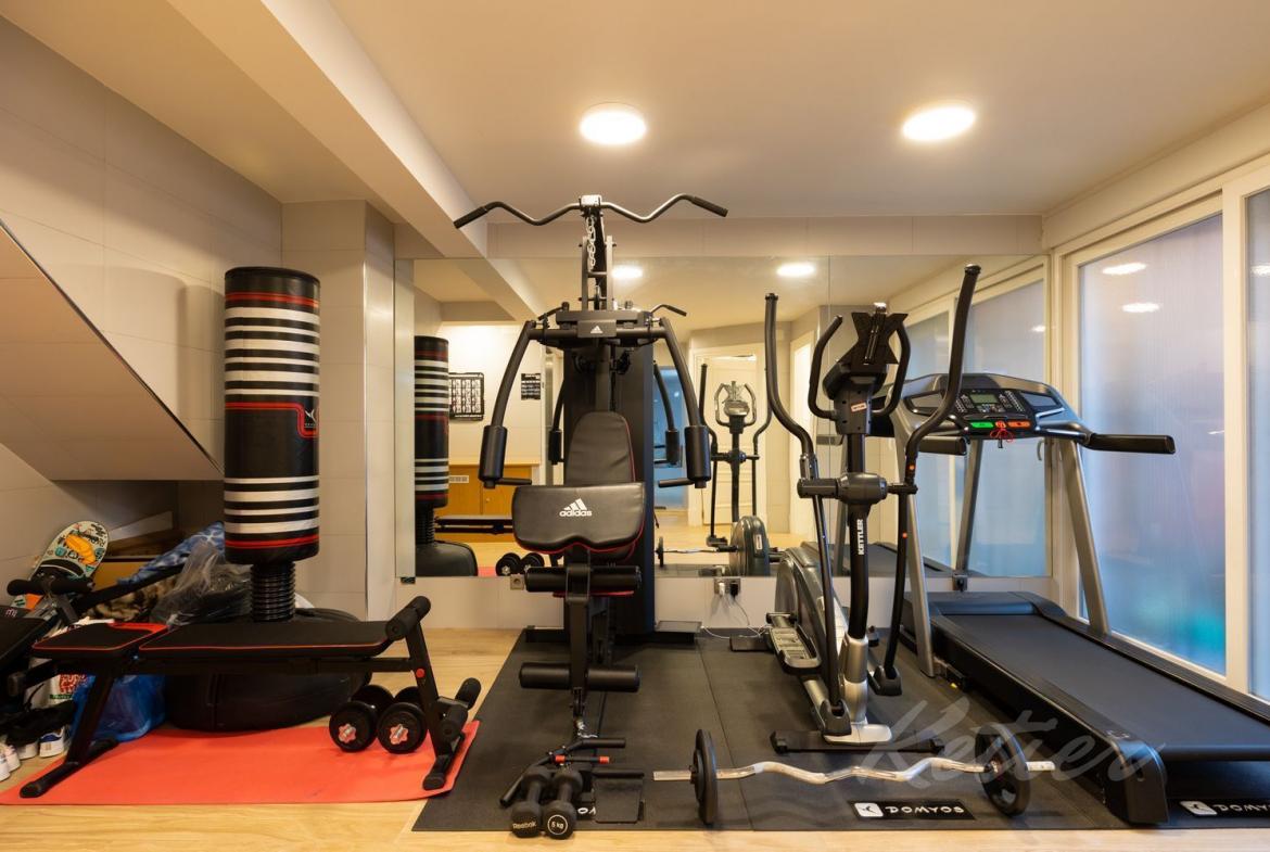 Chalet Pareado en Pozuelo de Alarcon Gimnasio