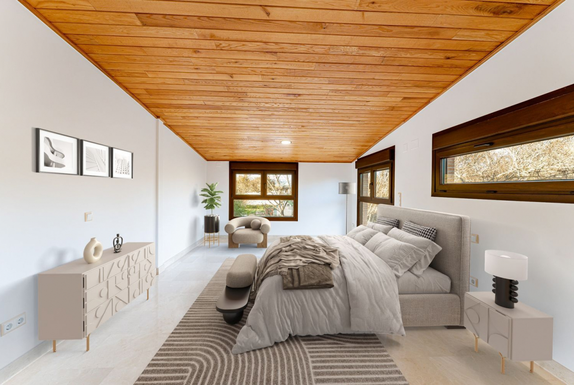 Chalet Villafranca del Castillo Dormitorio