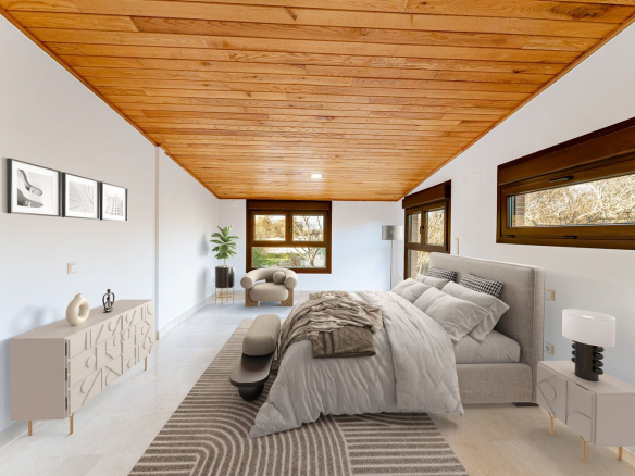 Chalet Villafranca del Castillo Dormitorio