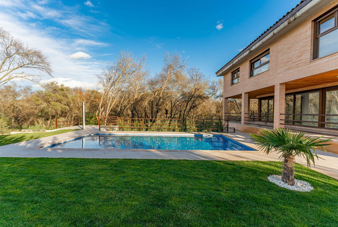 Chalet Villafranca del Castillo Jardin