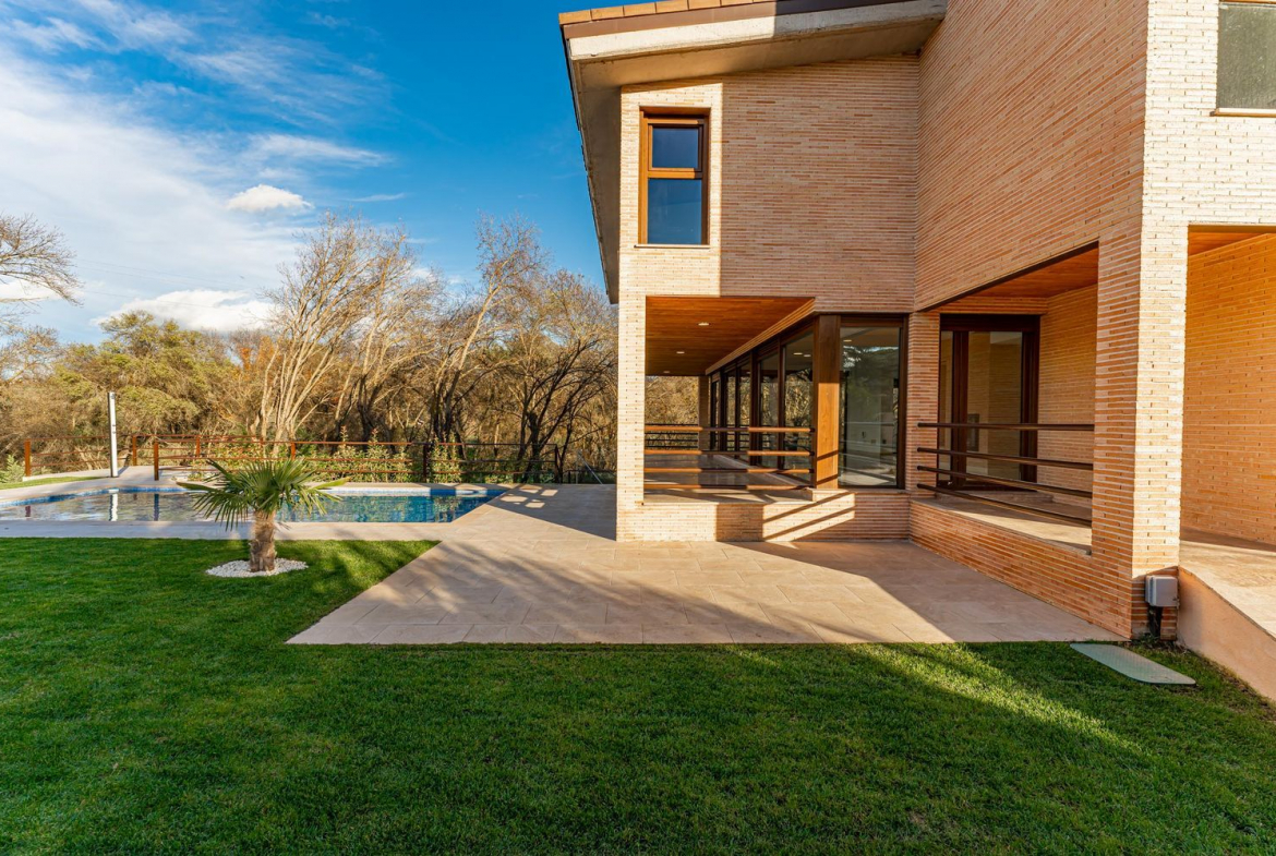 Chalet Villafranca del Castillo Jardin