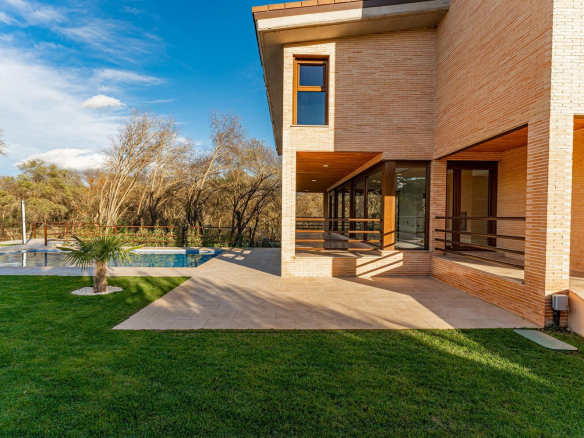Chalet Villafranca del Castillo Jardin