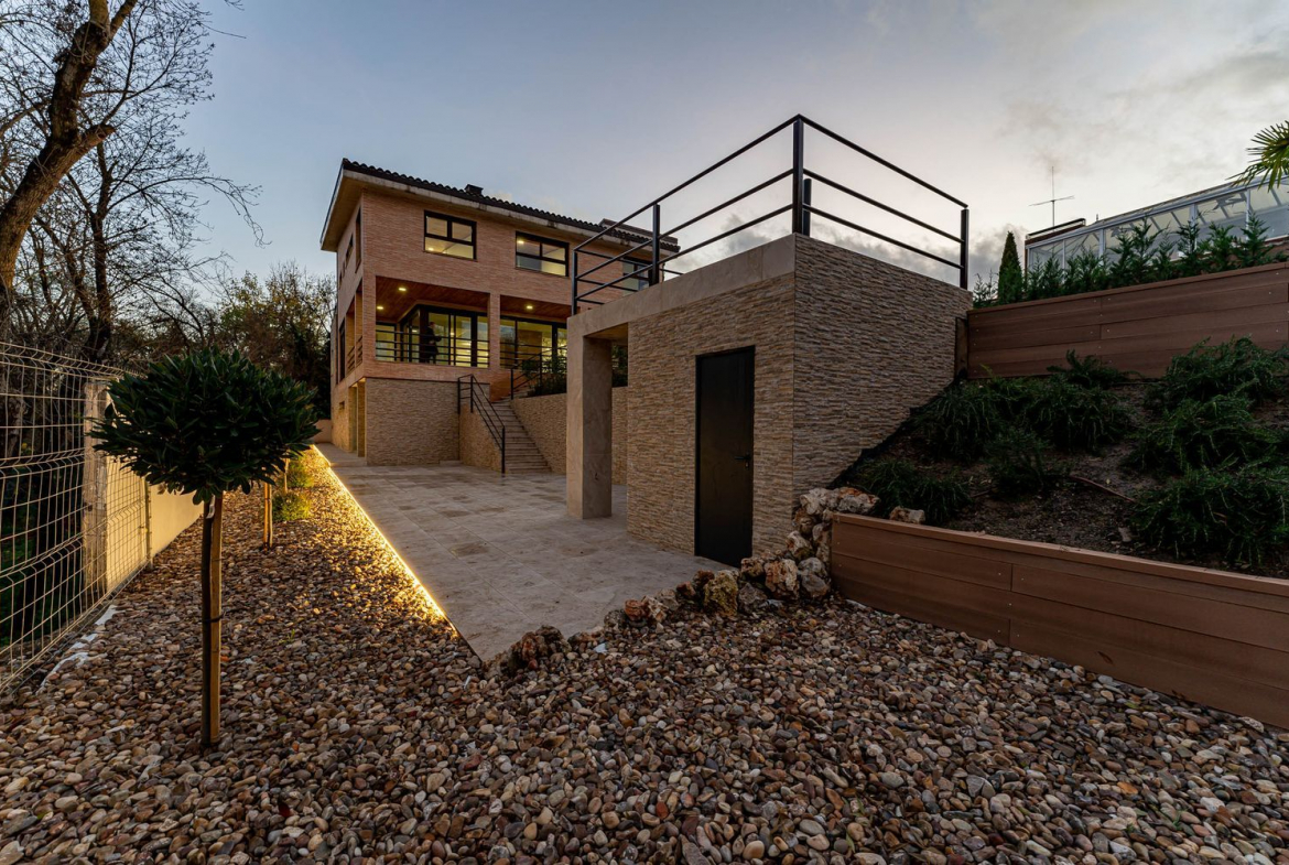 Chalet Villafranca del Castillo Jardin