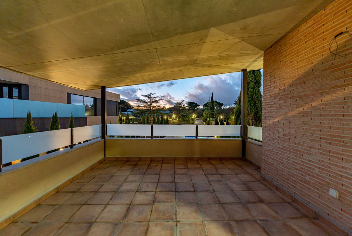 Chalet Villafranca del Castillo Terraza