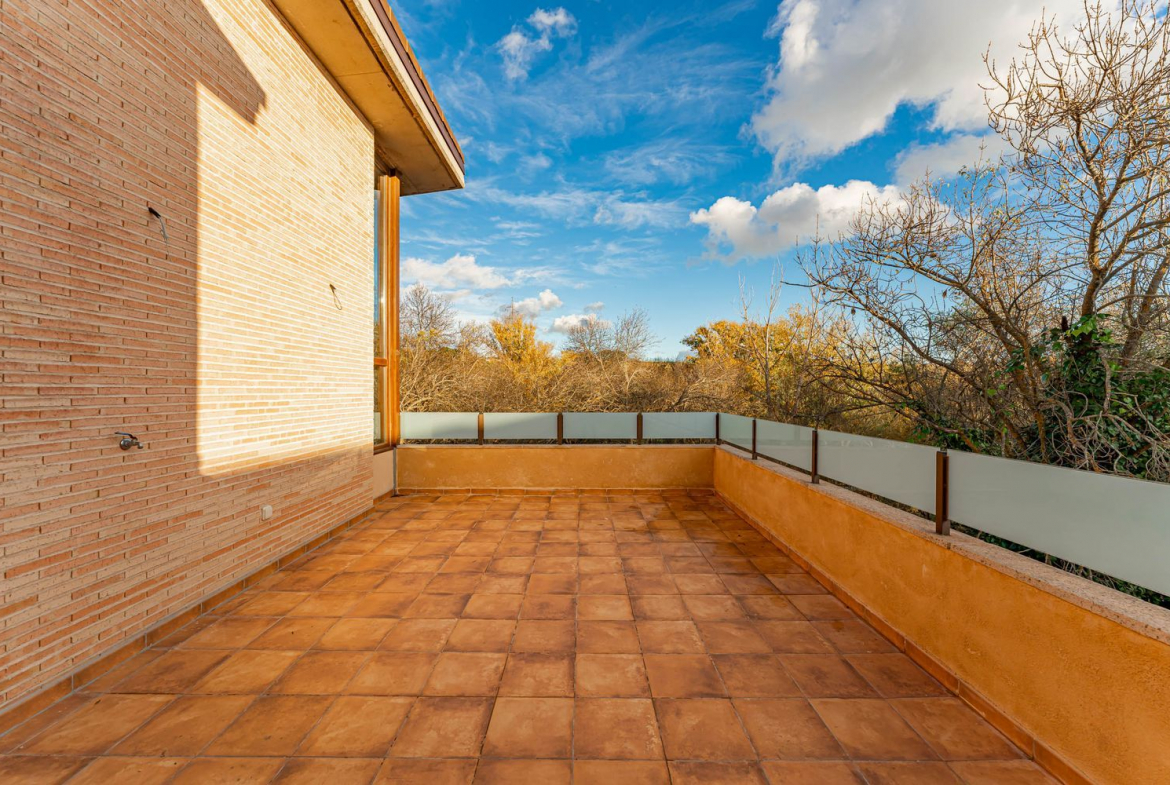 Chalet Villafranca del Castillo Terraza